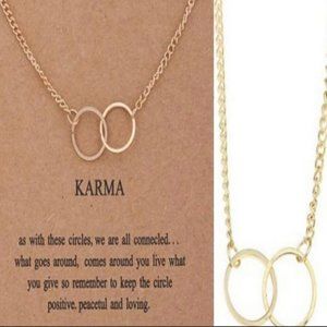 Karma Double Link Necklace